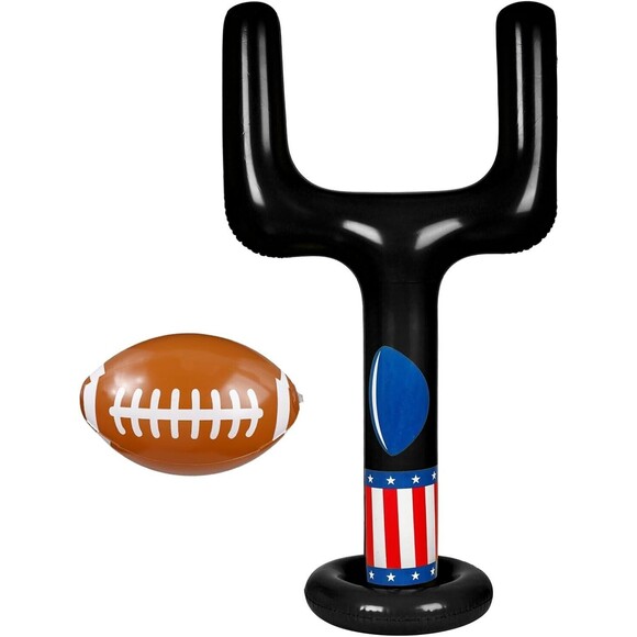Inflatable Jumbo Football Set Inflatable Football Goal with Ball Target Football - Picture 1 of 7